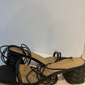 EGO Shoes Black Sandal Heel